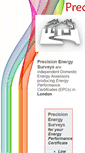 Mobile Screenshot of precisionenergysurveys.co.uk